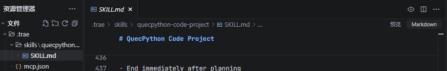 Trae 中的 Skill 文件结构